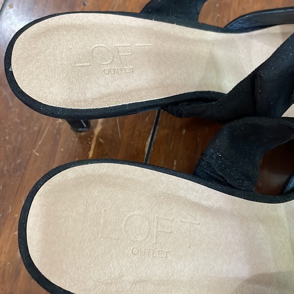 Loft Outlet black mules (sz 8) - Picture 6 of 10
